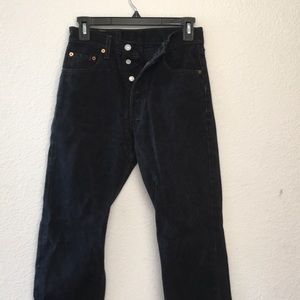 high waisted black Levi’s